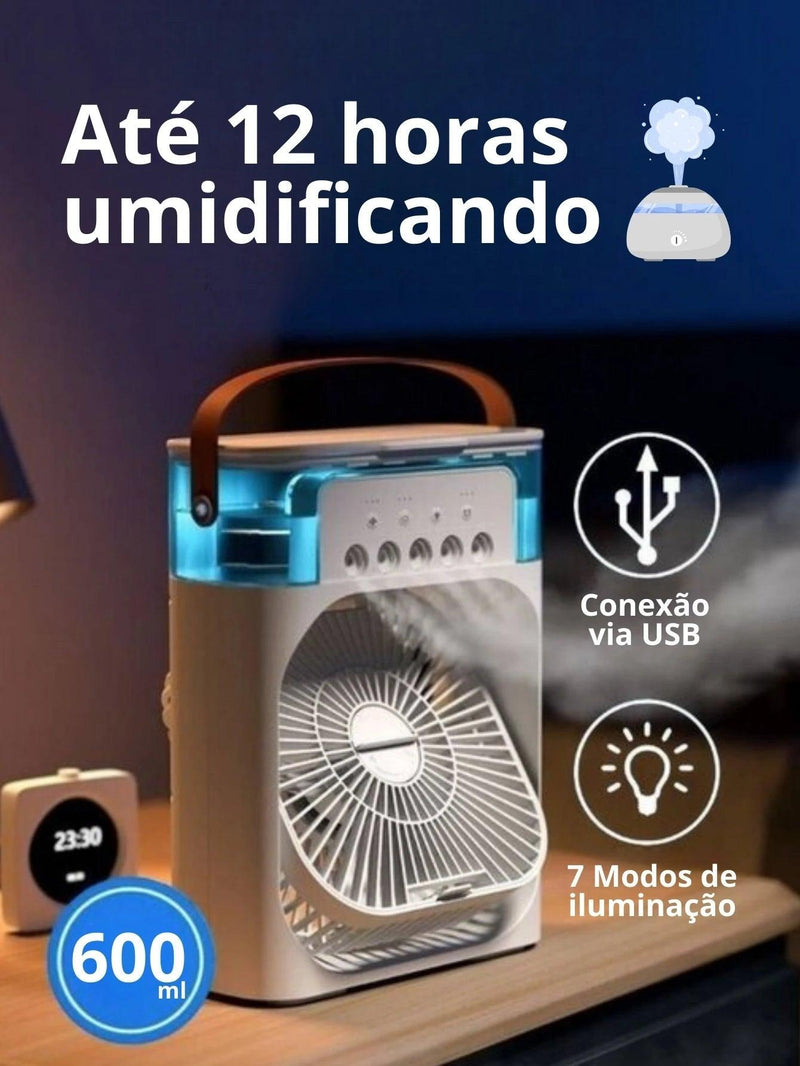 Mini Ventilador Refrigerador PREMIUM - Clique e Economize
